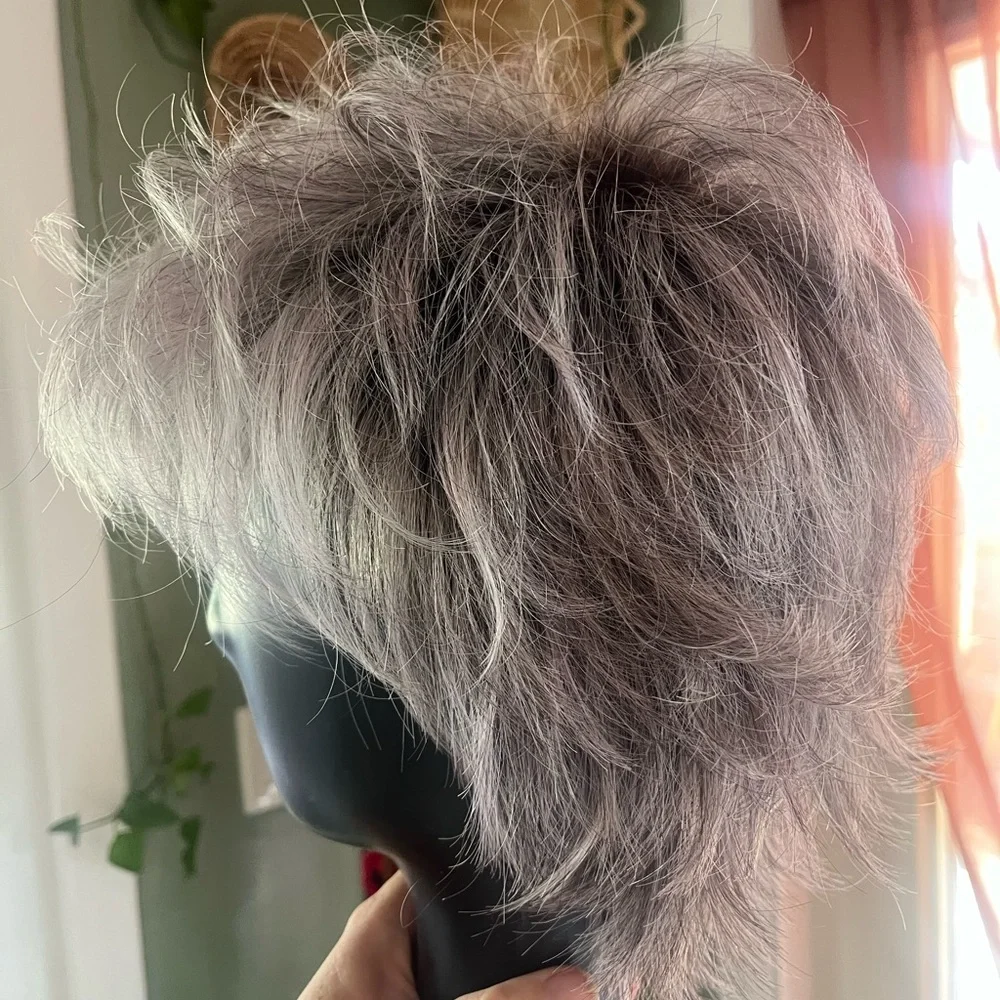 Nour NORIKO Lilac Silver adjustable Wig